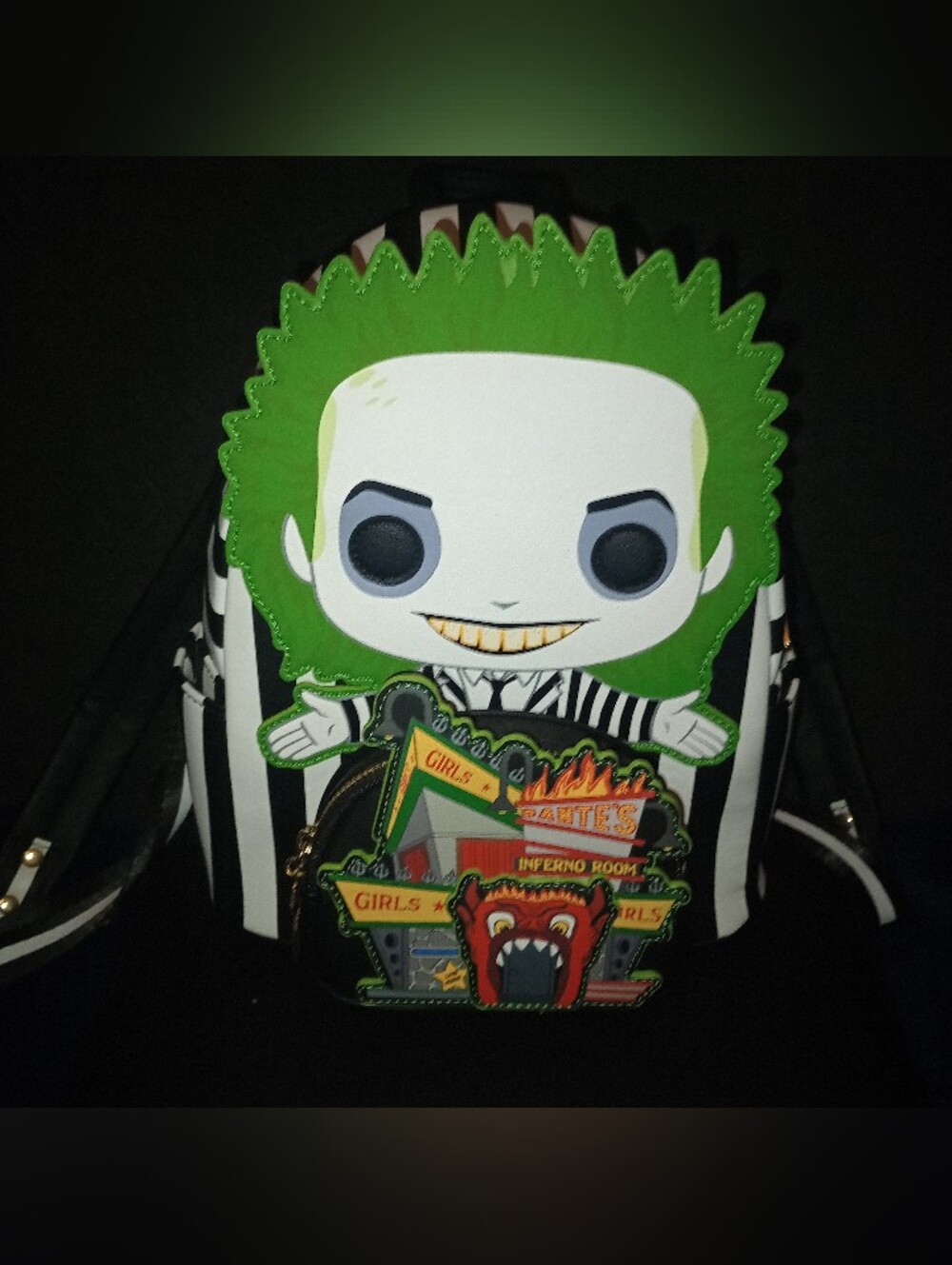 NWOT The Funko Pop! by Loungefly Beetlejuice Dante’s Inferno Mini Back
